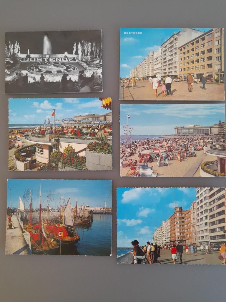 Cartes postales Ostende, Collections, Enlèvement, 1960 à 1980, Affranchie, Flandre Occidentale