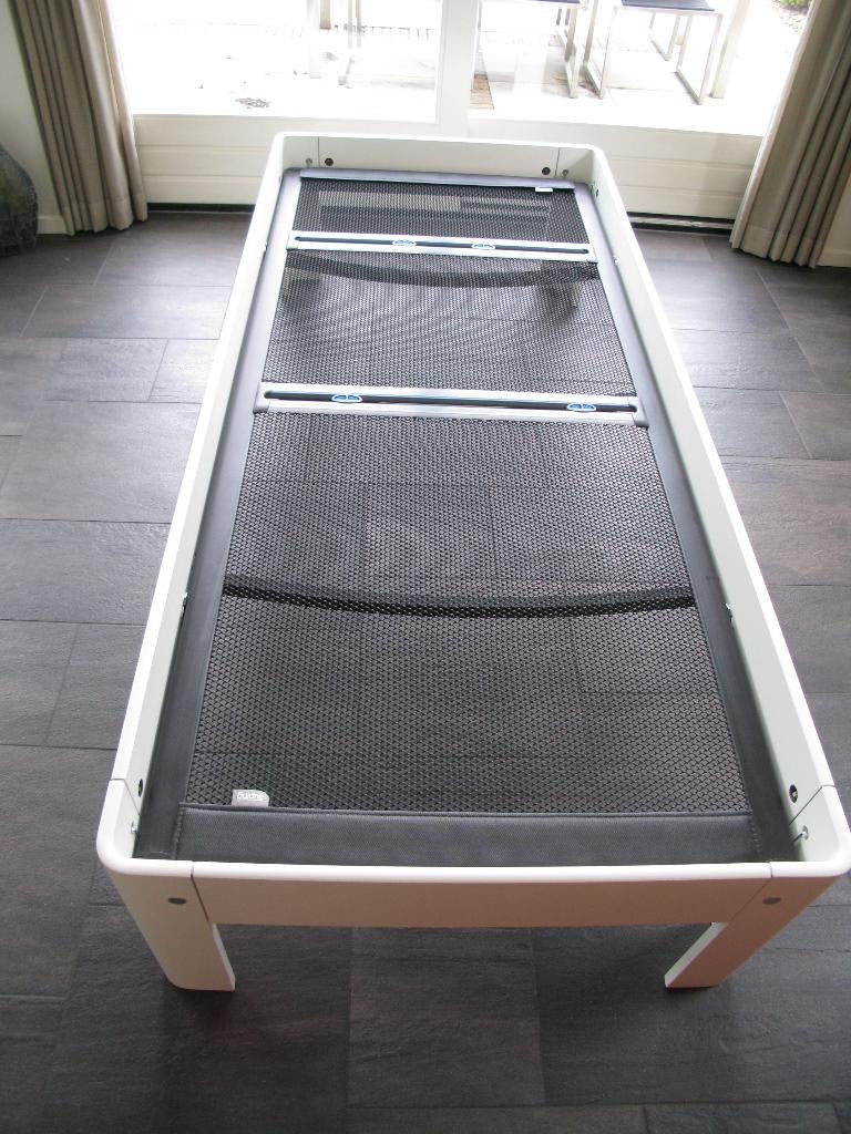 Auping auronde 90x210 cm , hoog model, Ophalen, Gebruikt, 90 cm, Eenpersoons