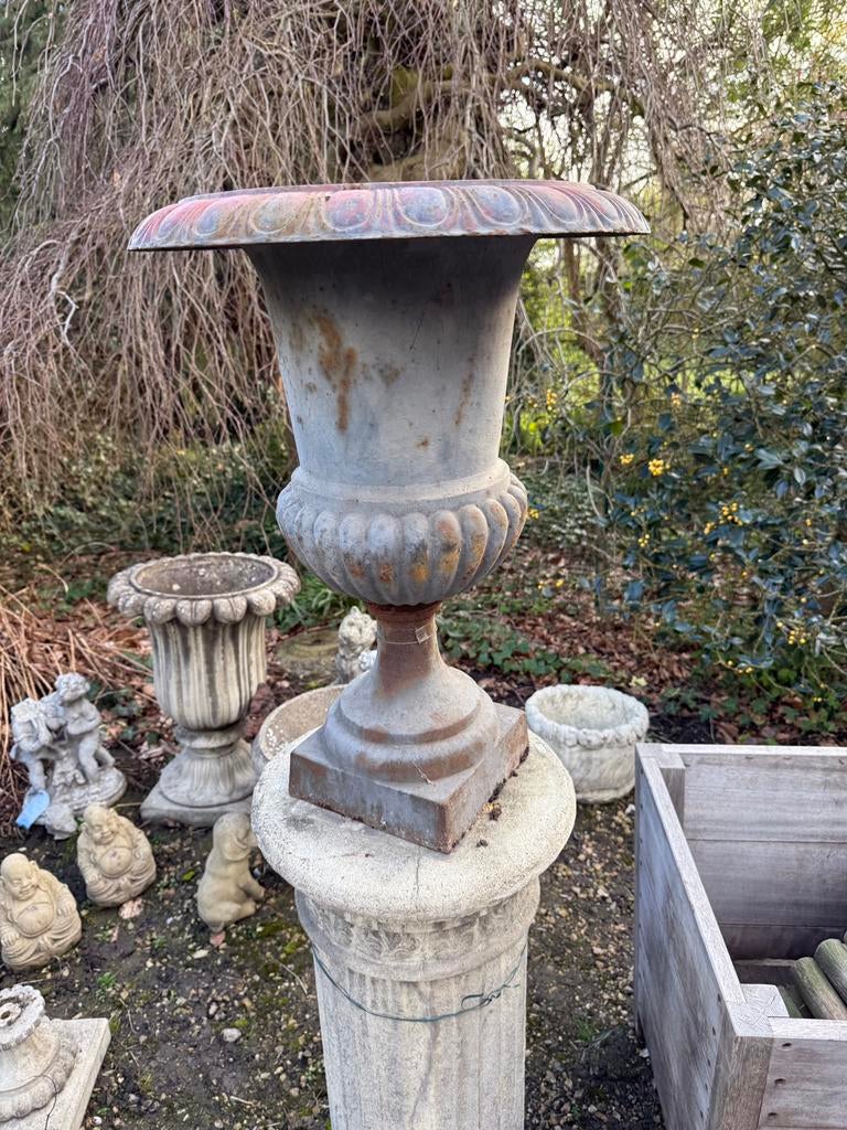 Grand vase en fonte, Enlèvement ou Envoi, Comme neuf