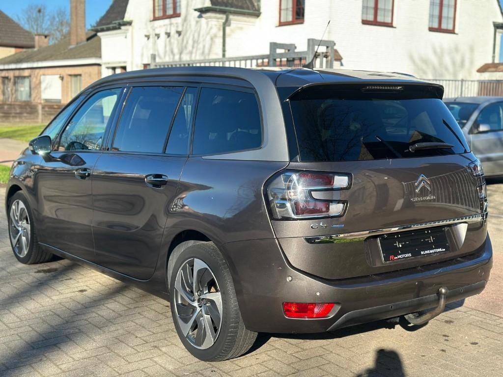 Citroen C4 Picasso - 2.0HDI - Exclusive - 7zit - Automaat, Autos, Cuir, Argent ou Gris, Entreprise, 7 places