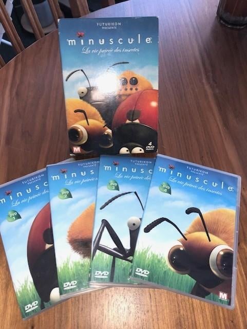4 DVD MINUSCULE  "La vie privée des insectes", Enlèvement ou Envoi