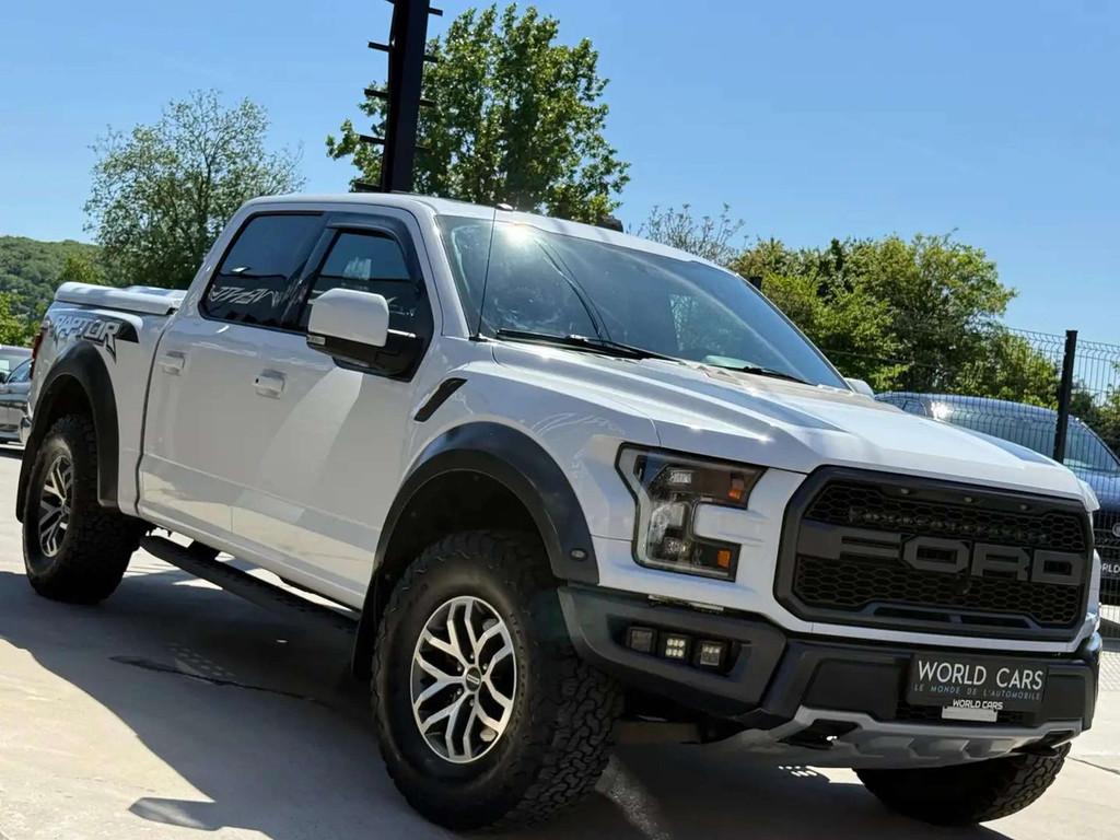 Ford USA F-150 3.5i LPG RAPTOR TVA*BTW EXPORT / MARCHAND, Auto's, 4 deurs, Gebruikt, F-150, Wit
