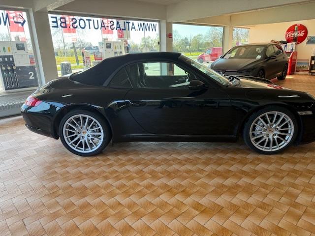 Porsche 997 Tip TronicS Cabrio! Airco Leer Navi XENON!106DKM, Auto's, Porsche, 4 zetels, Zwart, 4 cilinders, Cabriolet