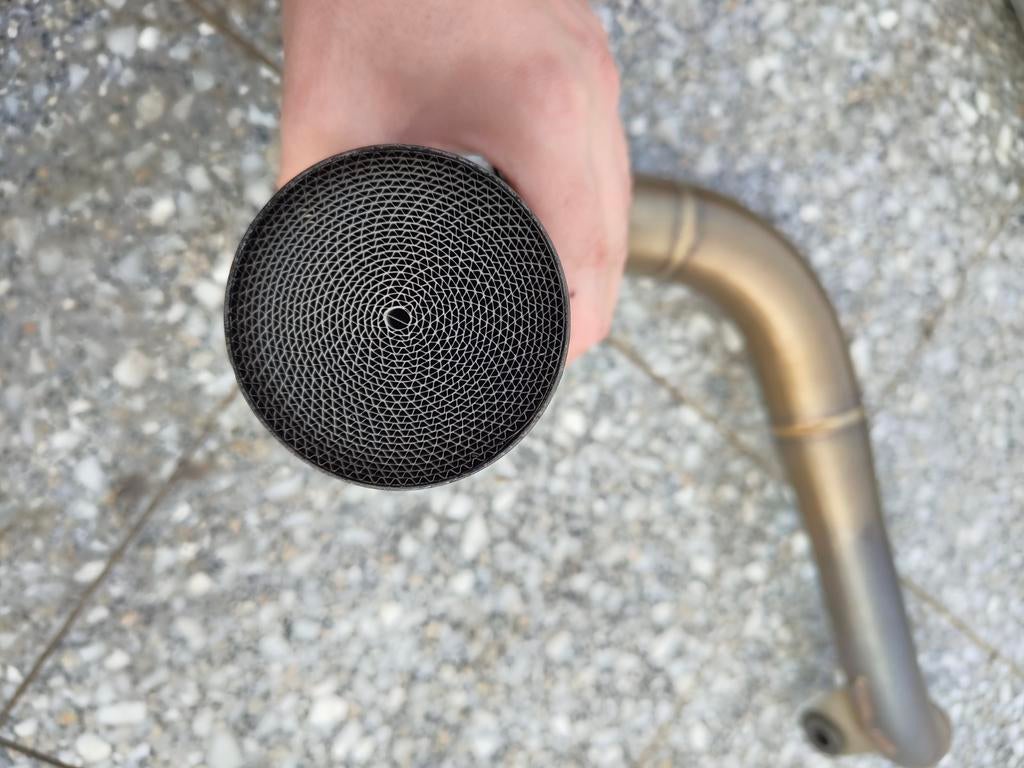 Akrapovic uitlaat LIJN/BOCHT voor KTM Duke125/andere, Motoren, Ophalen