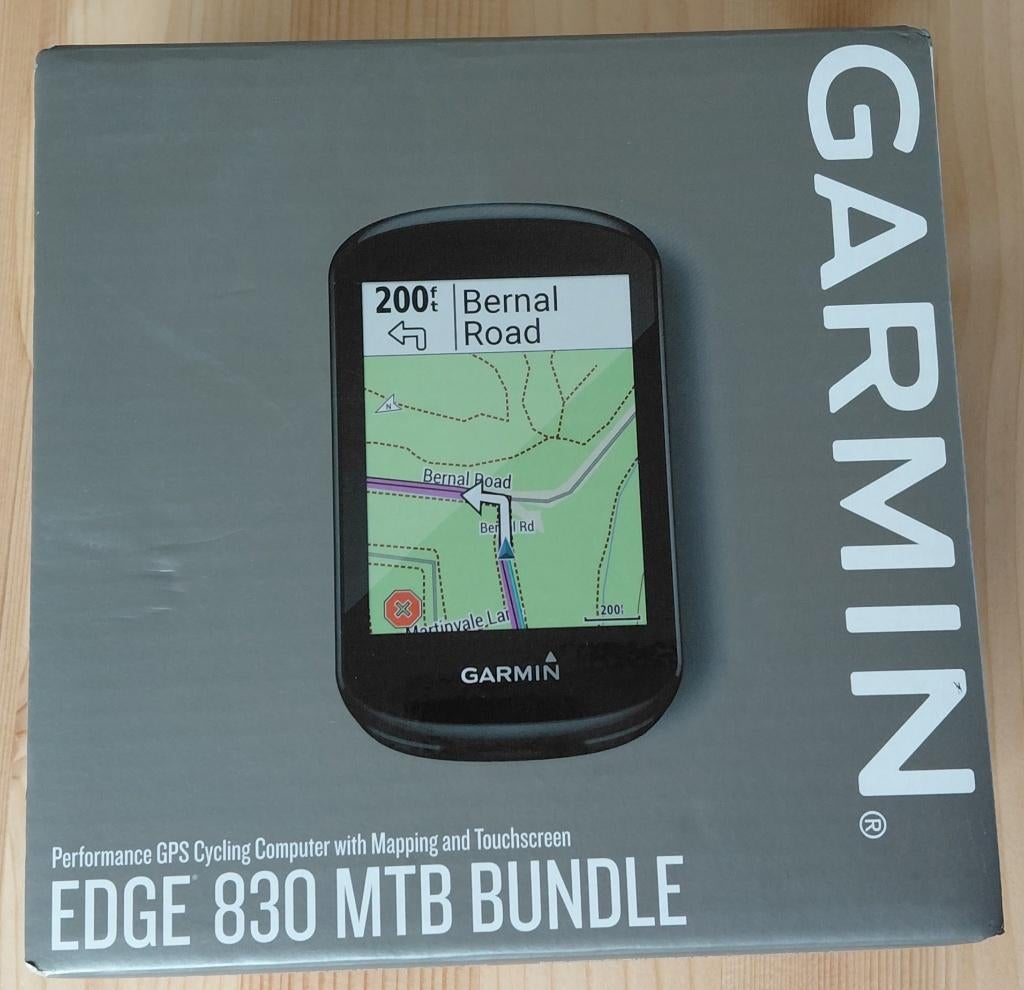 Garmin Edge 830 MTB Bundle, Vélos & Vélomoteurs, Enlèvement, Capteur de vitesse, Comme neuf