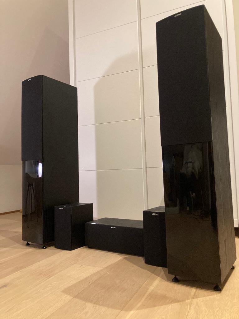 Speakers Jamo, Audio, Tv en Foto, Luidsprekerboxen, Ophalen, Zo goed als nieuw, Complete surroundset, Jamo