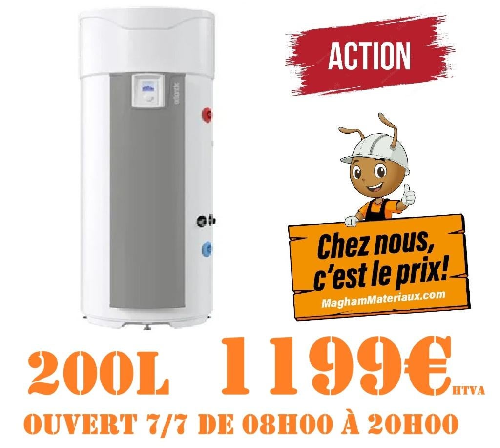 ATLANTISCHE V5 THERMODYNAMISCHE KETEL, Doe-het-zelf en Bouw, 100 liter of meer, Ophalen, Nieuw, Boiler