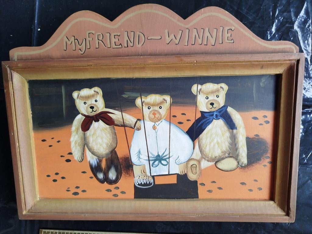 Houten paneel met beertjes jaren 90, Huis en Inrichting, Ophalen of Verzenden