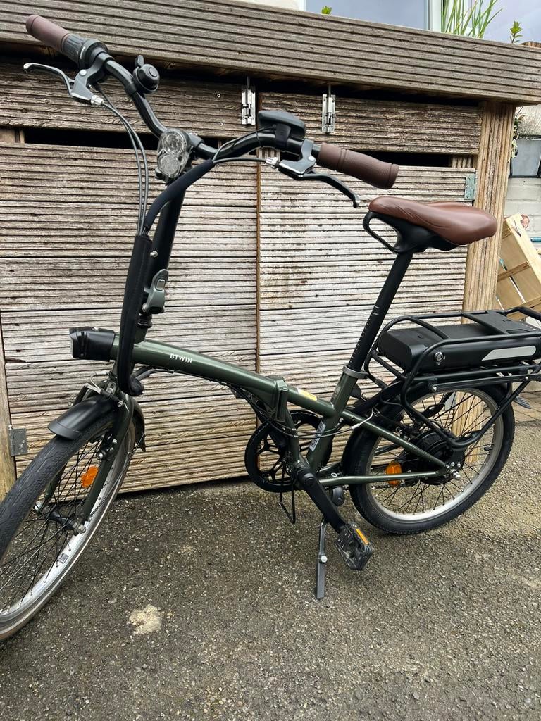 Vélo pliant electrique, Btwin e-fold 500, Autres marques, Vitesses, 16 à 18 pouces, Comme neuf