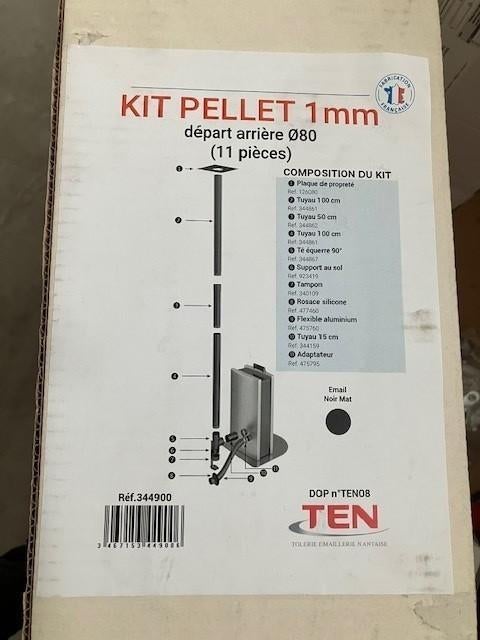 195. Pallet kachel rookgasaafvoer TEN 344900, Enlèvement ou Envoi, Neuf