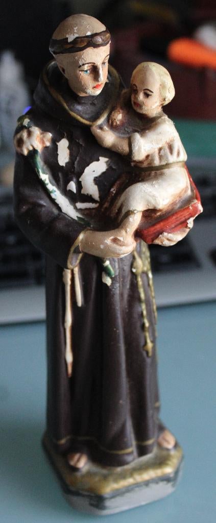 klein heiligen beeldje, Ophalen of Verzenden, Gebruikt, Religie