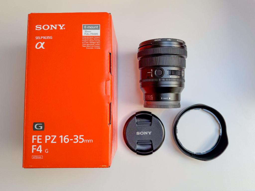 Sony FE 16-35 f/4 G PZ (nieuwstaat + doos + garantie), Audio, Tv en Foto, Videocamera's Digitaal, Ophalen of Verzenden, Zo goed als nieuw