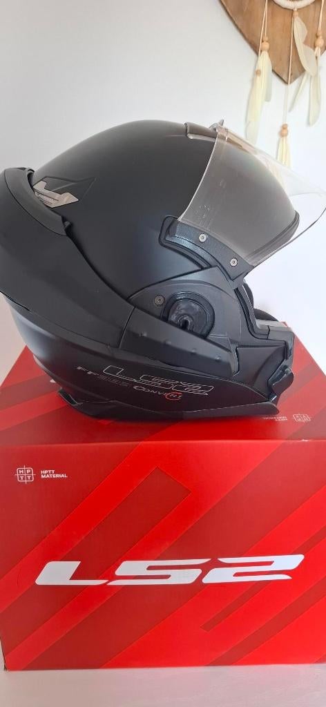 casque modulable LS2 3-en-1 taille S Noir mat, Autres marques, Seconde main, Enlèvement ou Envoi, S