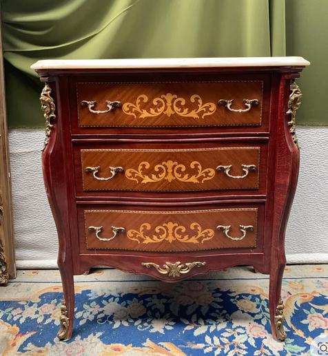 Ladekast In De Stijl Van Lodewijk Xv. met marmer, Ophalen