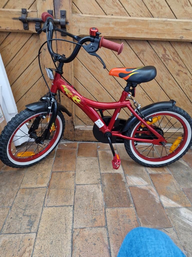 Jongensfiets, Fietsen en Brommers, Ophalen, Zo goed als nieuw, 16 tot 20 inch