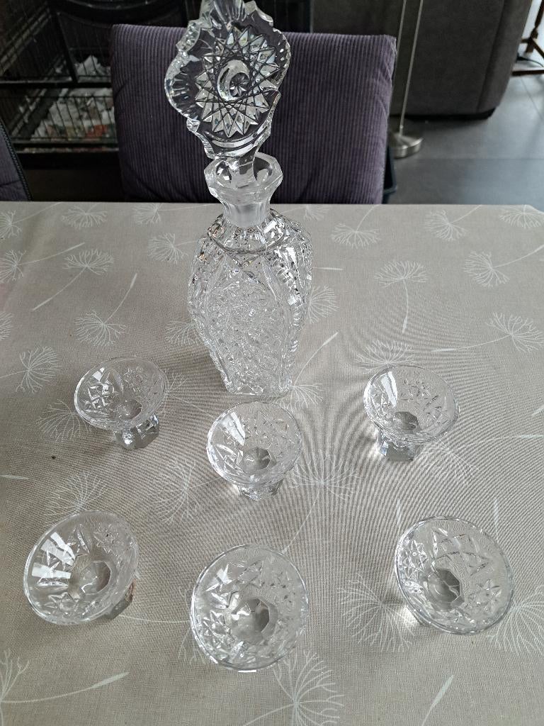 Kristallen servies - Genuine LEAD CRYSTAL, Ophalen, Kristal