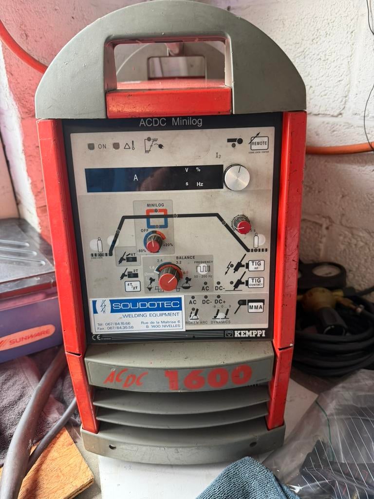 Poste de soudage TIG AC/DC, Bricolage & Construction, Enlèvement, Utilisé, Tig