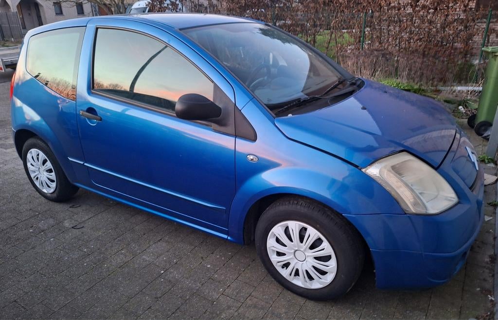 Paasactie : Citroën C2 - gekeurd - 103.000km, Auto's, Voorwielaandrijving, Stof, 4 cilinders, Blauw