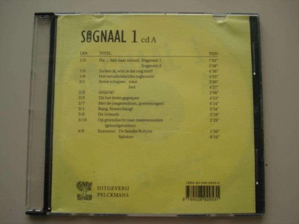 10. Nederlands Signaal 1 cd A 2001 Uitgeverij Pelckmans, Boeken, Gelezen, ASO, Verzenden, Pelckmans