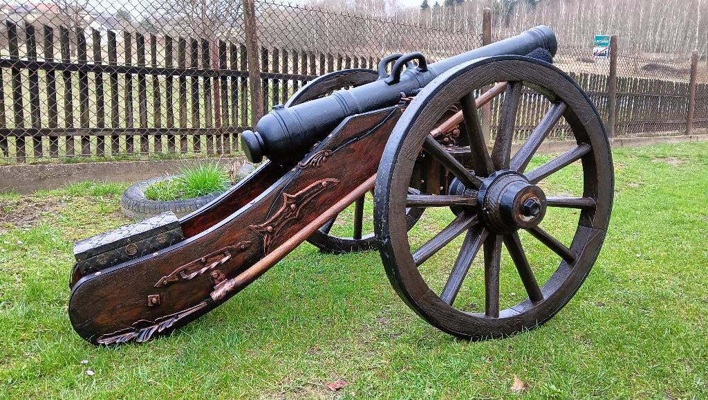 Feldkanon — bronzefarbene Kanone, Verzamelen, Militaria | Algemeen, Landmacht, Overige typen, Ophalen of Verzenden