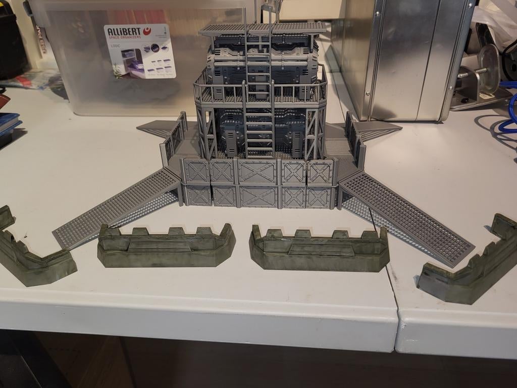 Sci-fi industrial terrain, Enlèvement, Warhammer