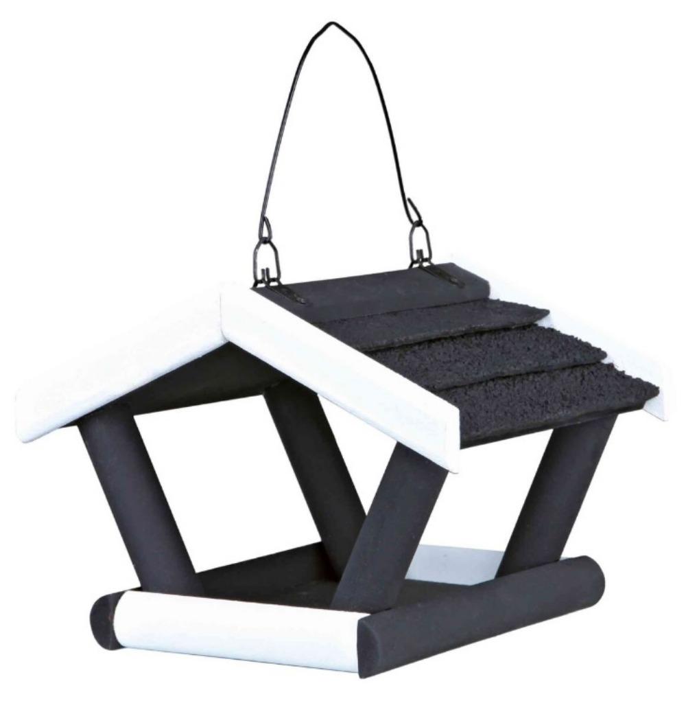 Vogelvoederhuis Hangend Zwart, Tuin en Terras, Vogelhuisjes en Vogelbaden, Nieuw, Ophalen