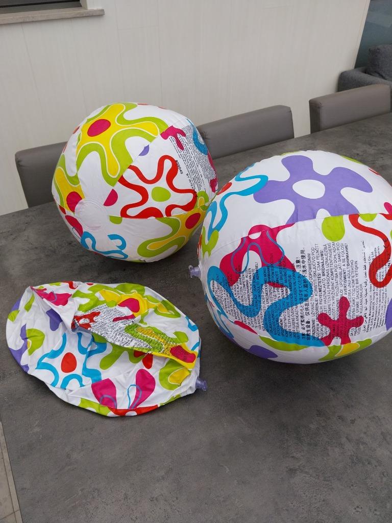 Opblaasbare strandballen - 3 stuks, Ophalen, Gebruikt