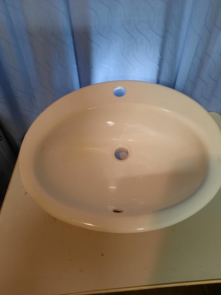 lavabo de salle de bains, Bricolage & Construction, Sanitaire, Comme neuf, Lavabo, Enlèvement