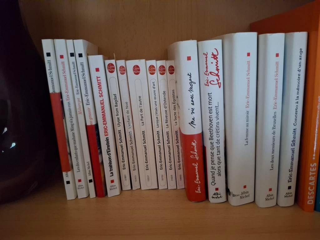 16 livres d'Eric Emmanuel Schmitt, Livres, Enlèvement