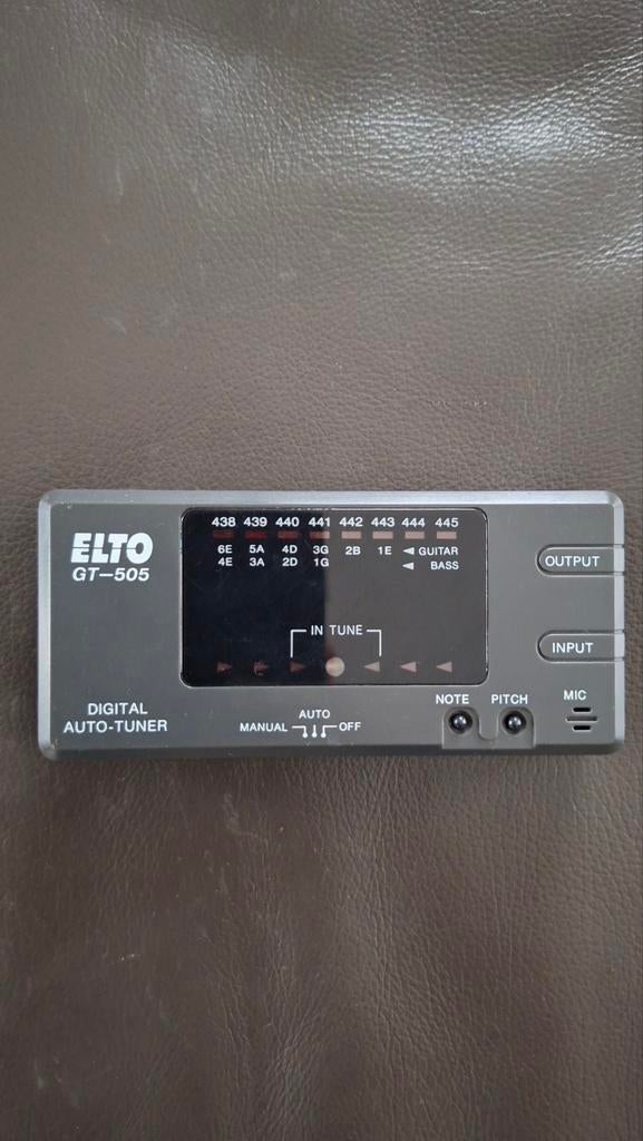 Accordeur de guitare Elto GT-505, Musique & Instruments, Enlèvement