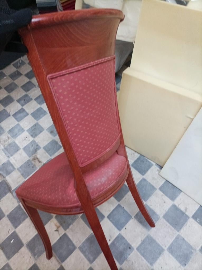 Lot de 15 chaises en hêtre massif – très bon état, Enlèvement, Utilisé, Tissus, Louis-Philippe