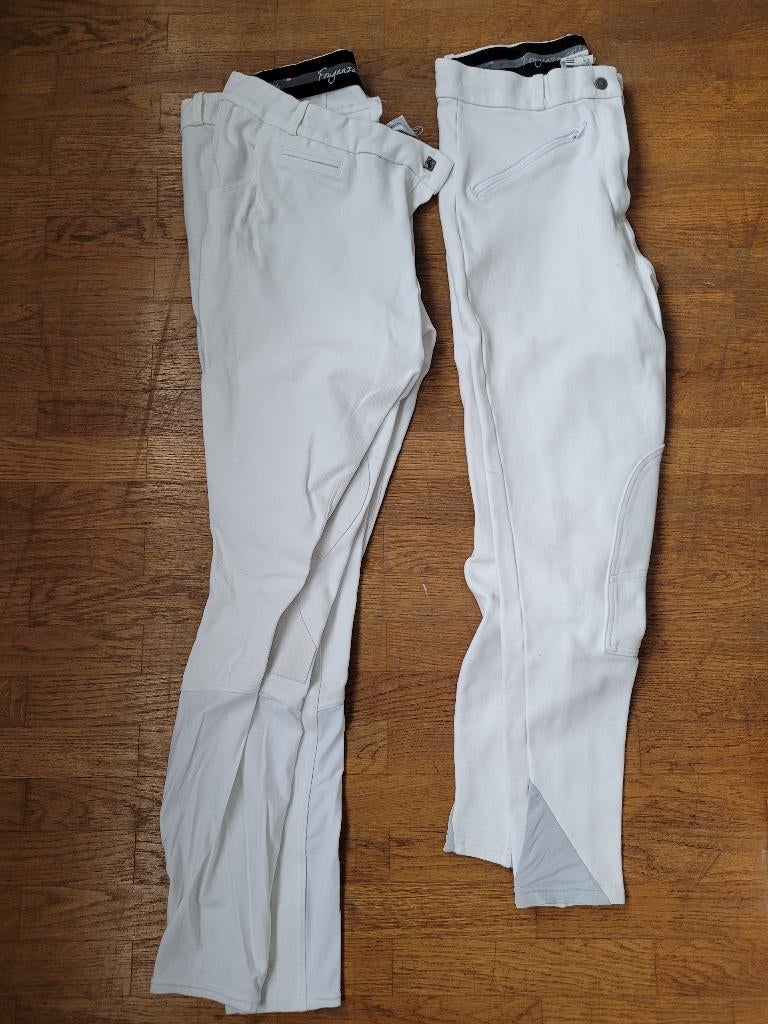 Witte rijbroek xl heren, Ophalen, Zo goed als nieuw