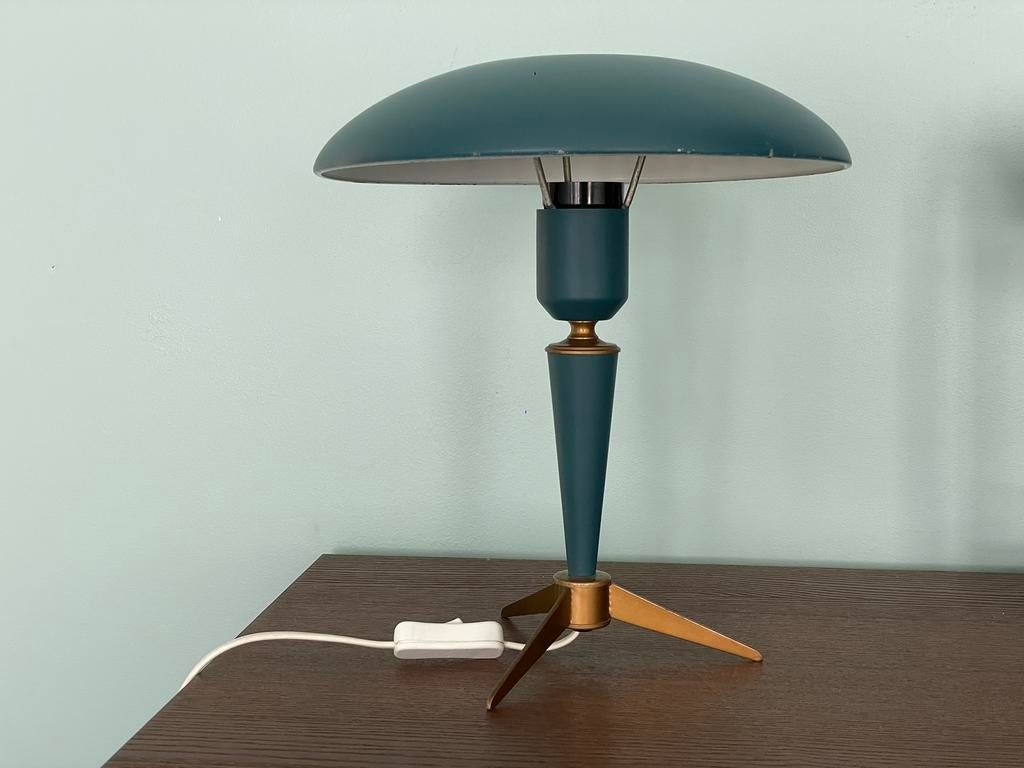 Louis Kalff Philips vintage tripod lamp – Bijou - jaren 50, Antiek en Kunst, Antiek | Verlichting, Ophalen