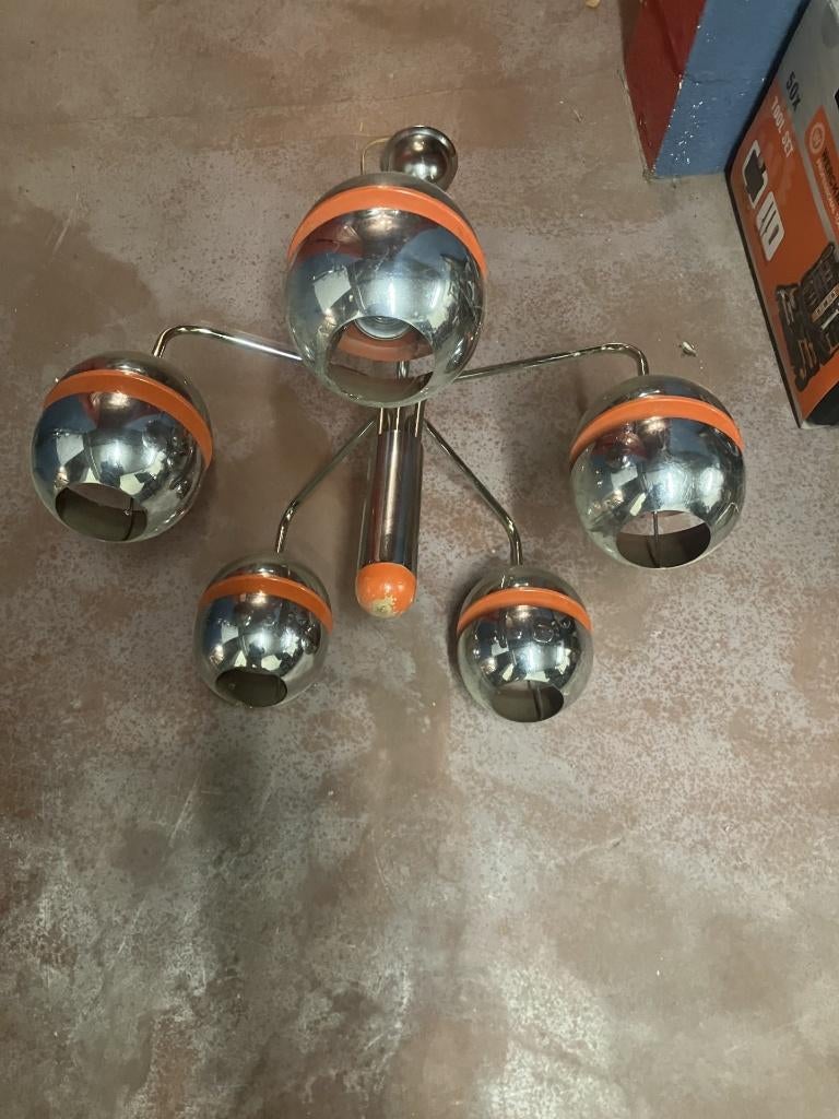 Retro Luster, Huis en Inrichting, Lampen | Hanglampen, Ophalen of Verzenden