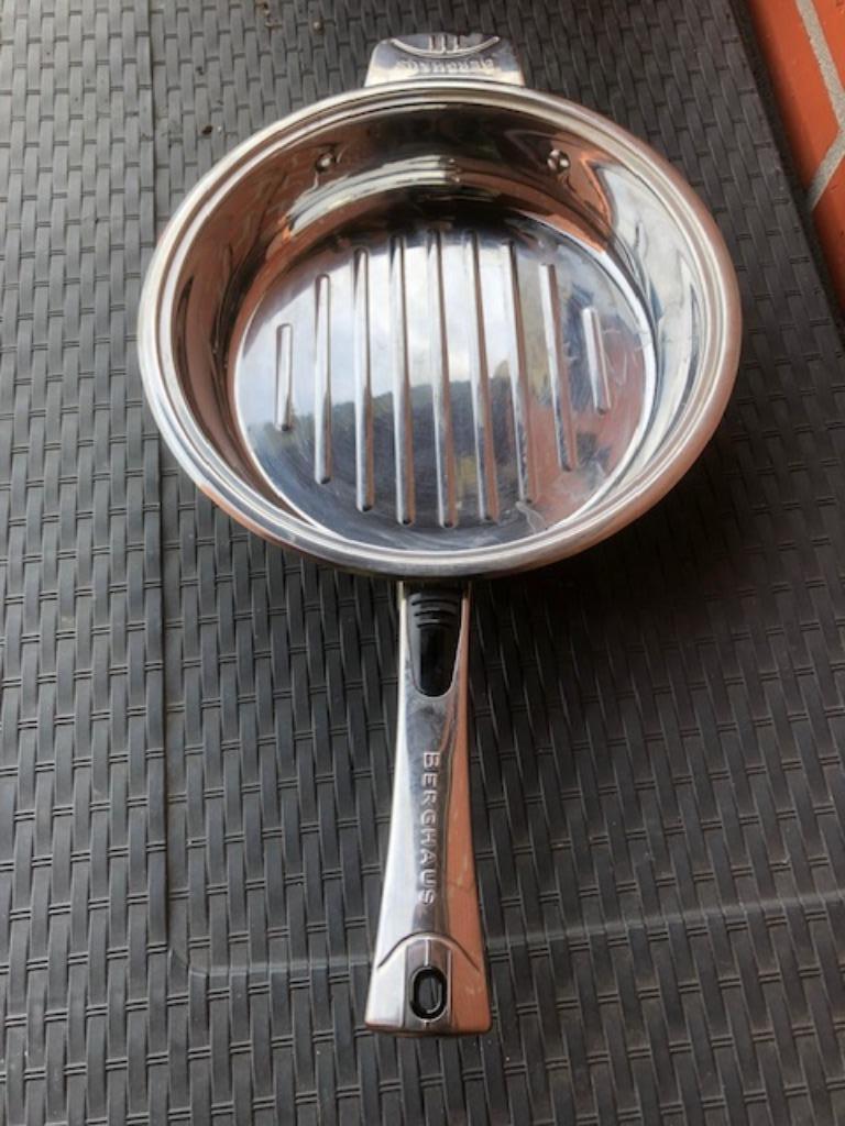 Casserole Berghaus, Inox, Comme neuf, Enlèvement, Poêle à frire ou Sauteuse