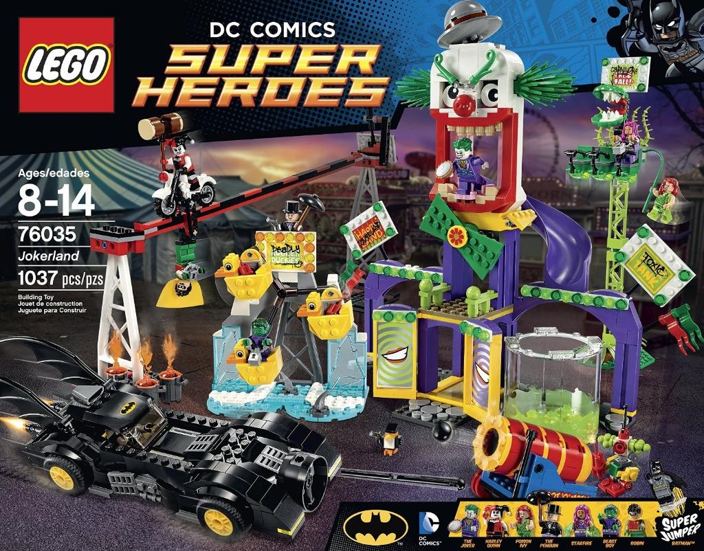Lego DC Comics Super Heroes 76035 Jokerland (2015), Ophalen of Verzenden, Nieuw, Complete set, Lego