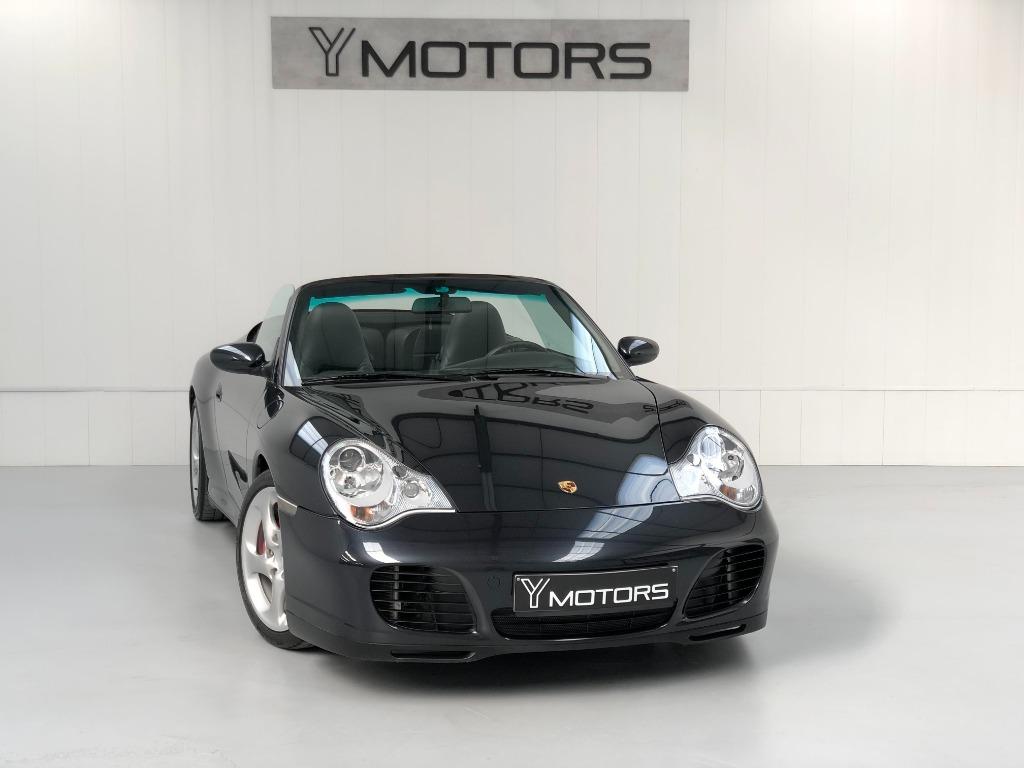 PORSCHE 911 996 CARRERA 4S CABRIO 3.6i 64.000 KM! + HARDTOP, Autos, Cuir, Argent ou Gris, Achat, Electronic Stability Program (ESP)