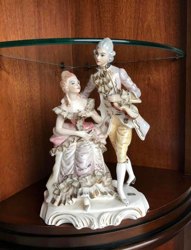 Sphinx porselein 2 beelden, Ophalen of Verzenden