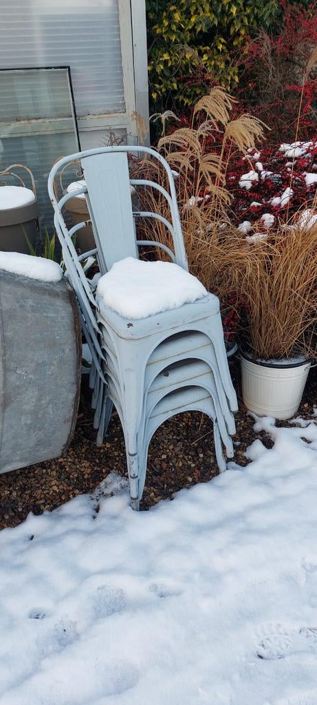 Zinken emmers ,ketels ,bad,stoelen, Tuin en Terras, Ophalen