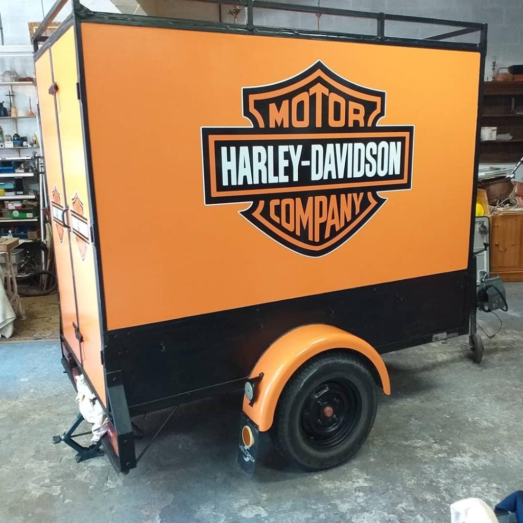Remorque "Harley Davidson, Enlèvement, Utilisé
