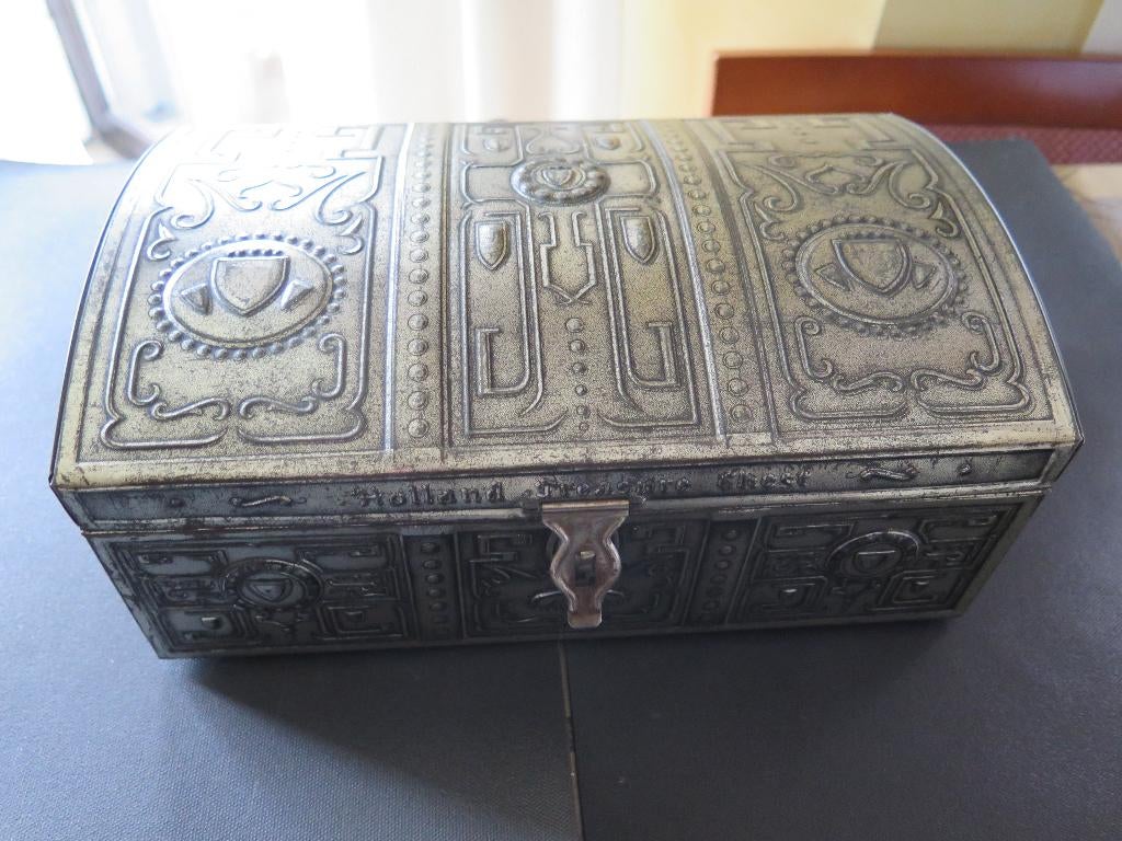 metalen koffertje, Verzamelen, Blikken, Ophalen of Verzenden, Gebruikt, Overige, Overige merken