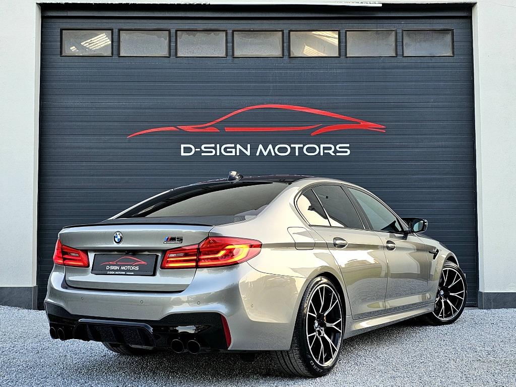 BMW M5 COMPETITION 4.4 AS V8 (625ch) 2018 60.000km NO OPF !!, Autos, Argent ou Gris, Entreprise, Garantie prolongée, Noir