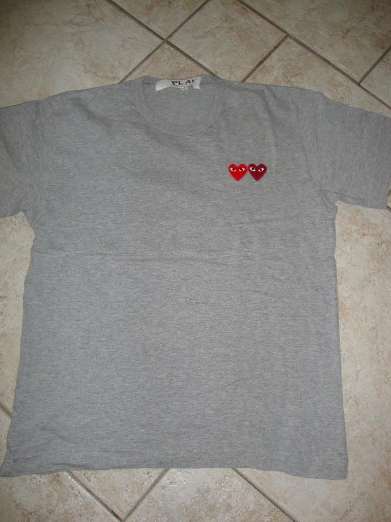 T-Shirt, Comme des Garçons, maat S, Comme des garçons, Ophalen of Verzenden, Grijs, Gedragen