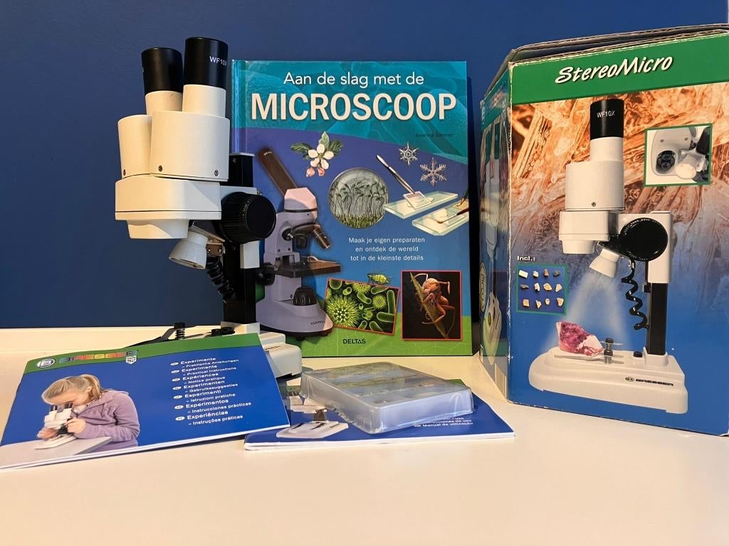 Bresser Junior Stereomicroscoop voor kinderen, Ophalen, Zo goed als nieuw, Stereomicroscoop