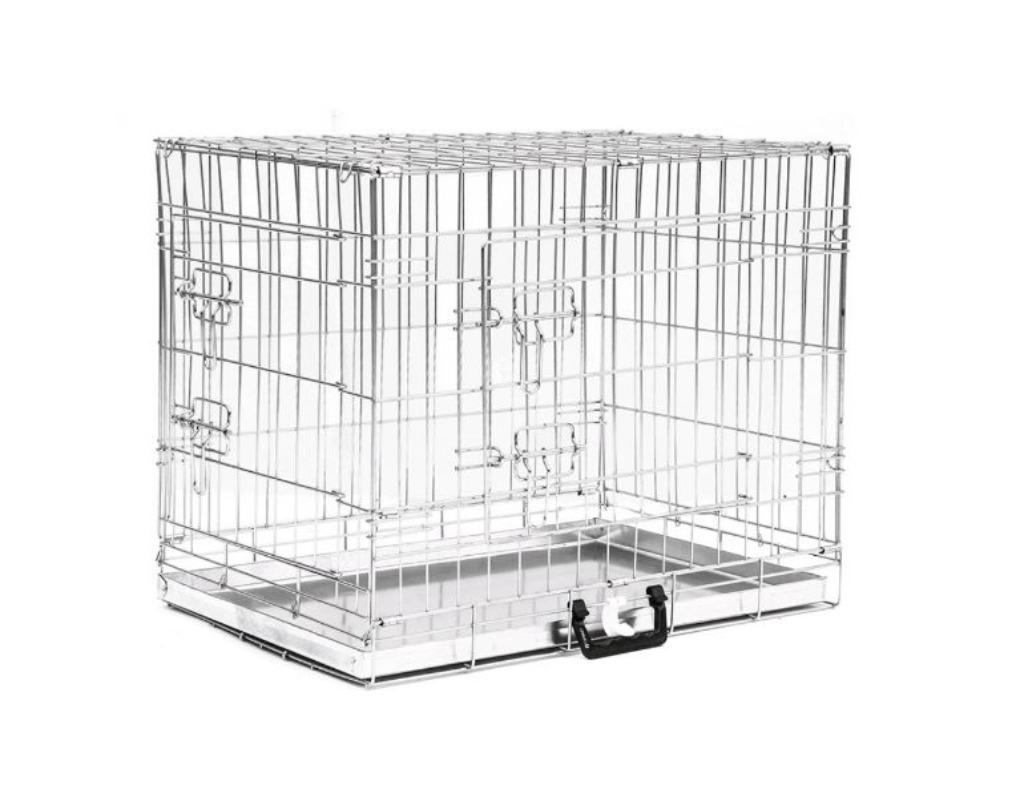 Banc à cage pour chien en métal XXL neuf galvanisé 107-68-75, Animaux & Accessoires, Caisses pour chiens, Neuf, Enlèvement ou Envoi
