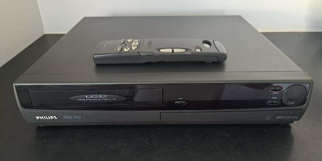 PHILIPS vr211 videorecorder & PHILIPS n210 afstandsbediening, Audio, Tv en Foto, Videospelers, Ophalen of Verzenden, Gebruikt