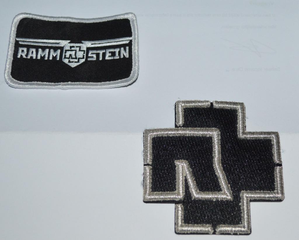Rammstein badges om op te naaien, Ophalen of Verzenden, Zo goed als nieuw, Overige typen