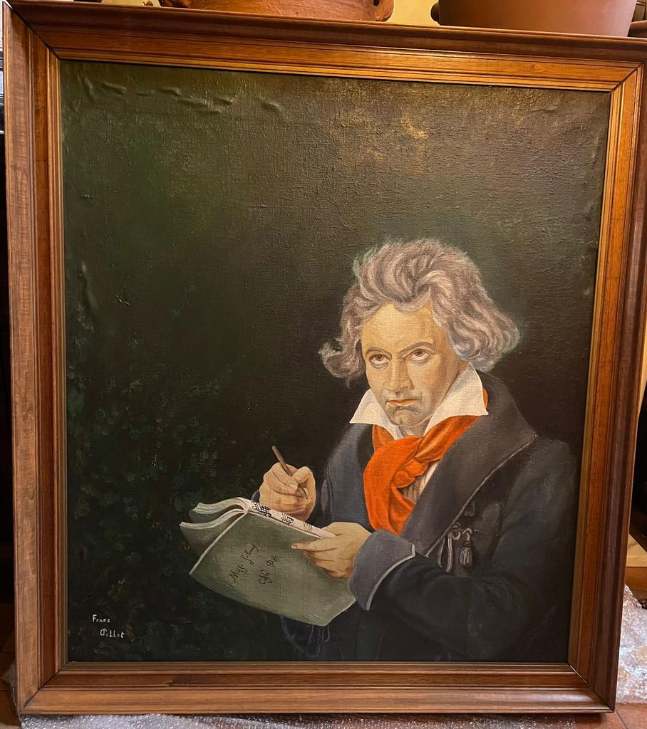 Schilderij Beethoven, Ophalen