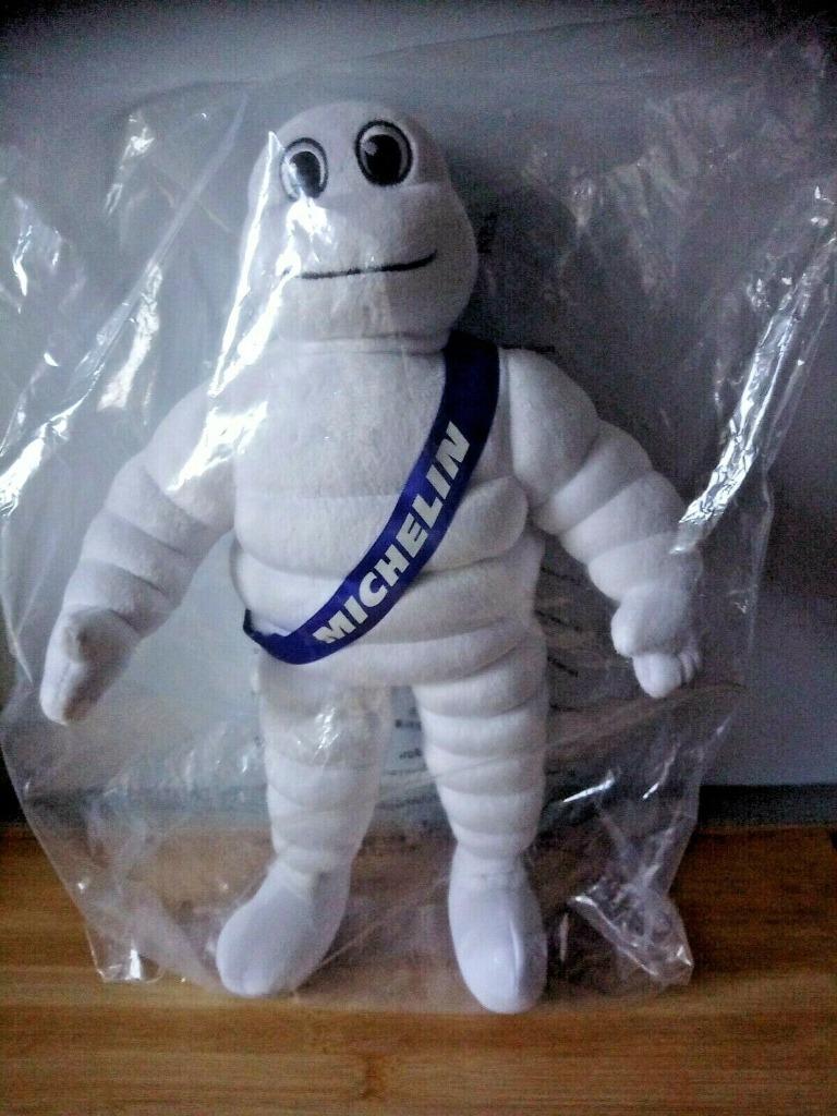 Michelin pop pluche 33/34 cm, Ophalen