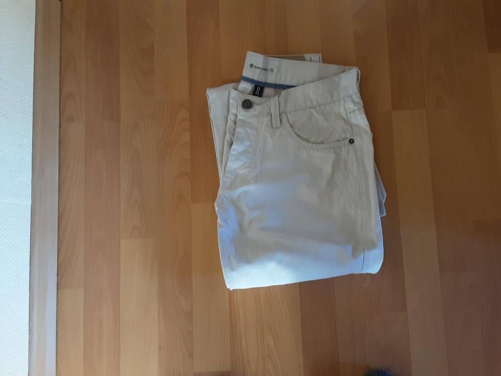 Pantalon jeans. homme beige Taille 31/34, Kleding | Heren, Ophalen, Zo goed als nieuw, Beige, Jbc